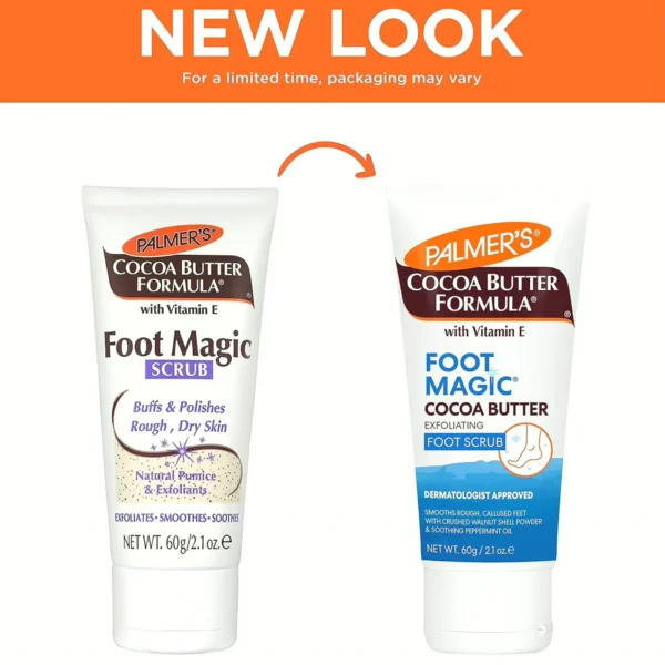 Palmer's Brand Cocoa Butter Foot Magic Exfoliator including Vit E for Dry Feet