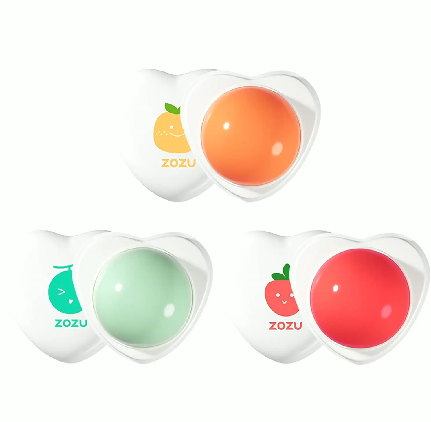 3Pcs Fruit Lip Balm Set
