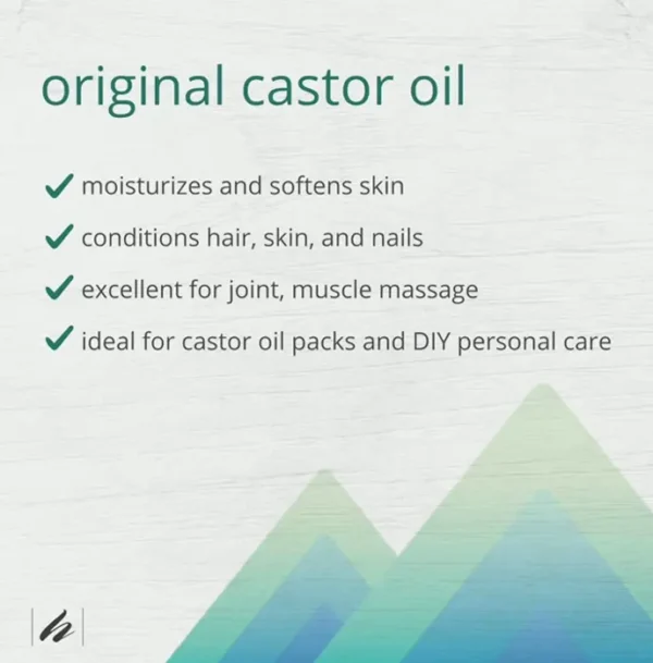 Home Wellness Castor Oil - Thirty-Two Fl Oz - Natural, Plant-Based