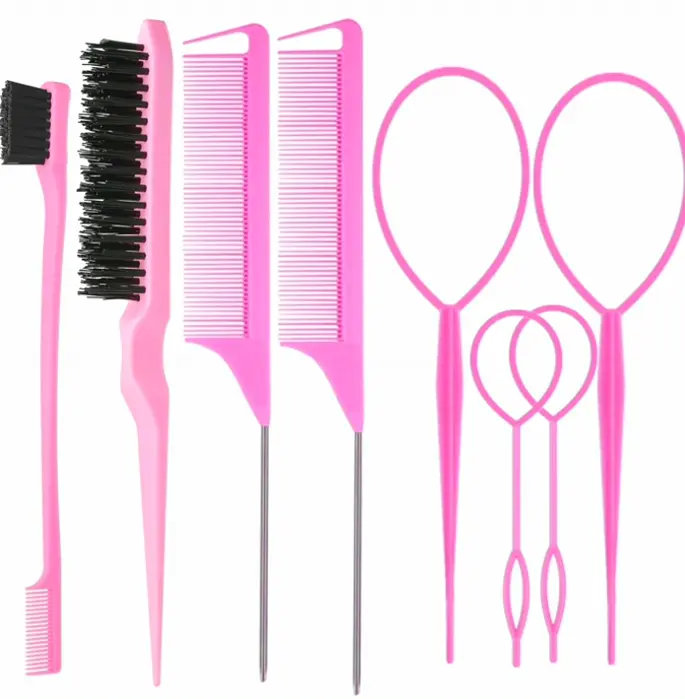 Hair Styling Set with Various Brushes for Ladies