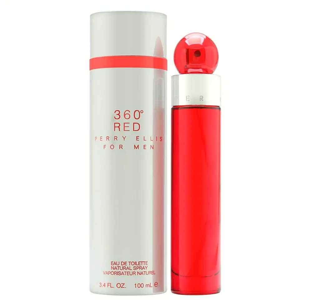 Perry Ellis 360 Red EDT for Men 3.4 oz Gray