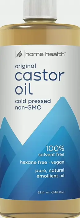 Home Wellness Castor Oil - Thirty-Two Fl Oz - Natural, Plant-Based