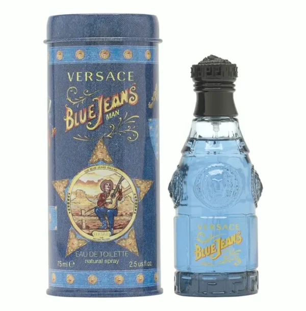 Versace Azure Denim for Men, 2.5 oz Cologne Spray