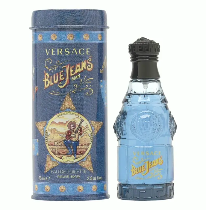 Versace Azure Denim for Men, 2.5 oz Cologne Spray