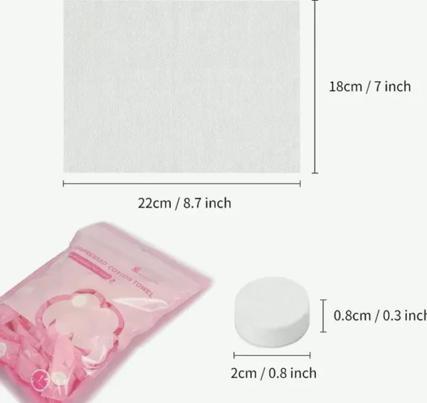 Compact Compressed Wipes - Hundreds Pieces for Outdoor Use