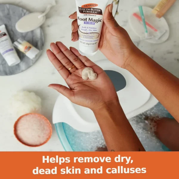Palmer's Brand Cocoa Butter Foot Magic Exfoliator including Vit E for Dry Feet