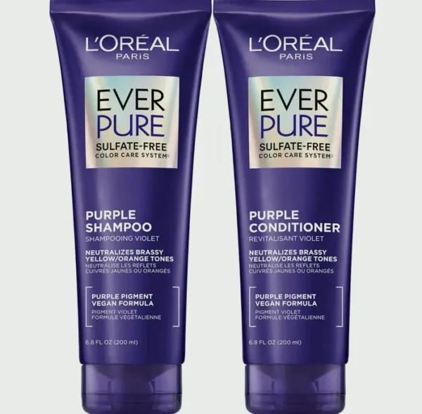 Pure Ever Yellow Balancing Shampoo Kit for Light, Gray Hair
