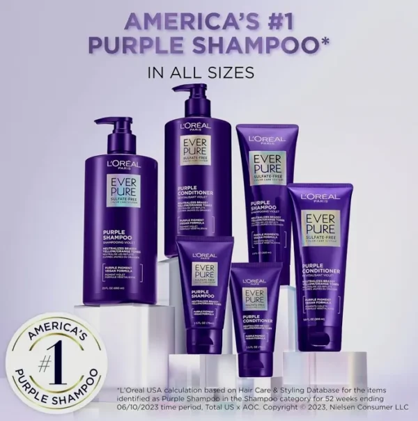 Pure Ever Yellow Balancing Shampoo Kit for Light, Gray Hair