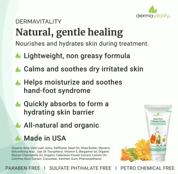 UltimateVitality Hand Foot Moisturizer for Oncology Patients - 2 Ounces