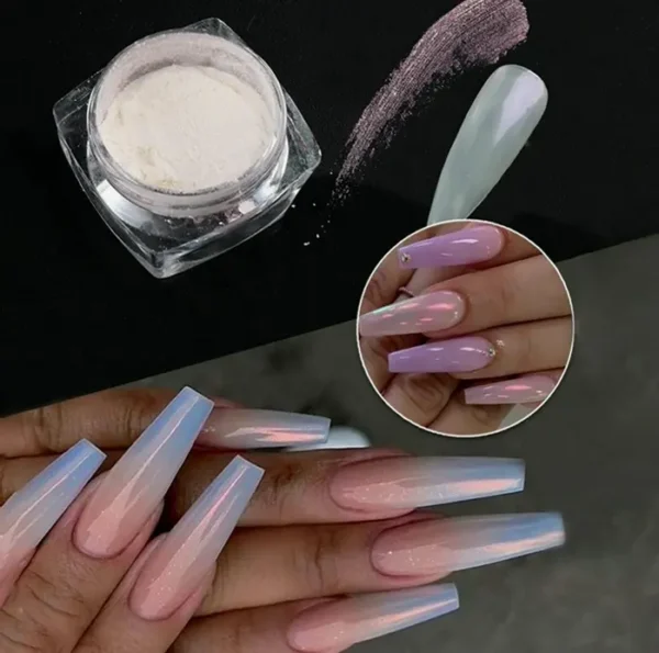 Shimmering Chrome Polish Pigment Set